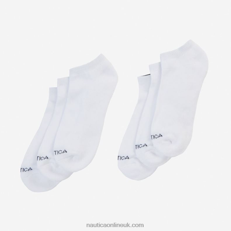 Nautica Athletic Core Low Cut Socks 6-Pack L6J4L570 True Quarry Men