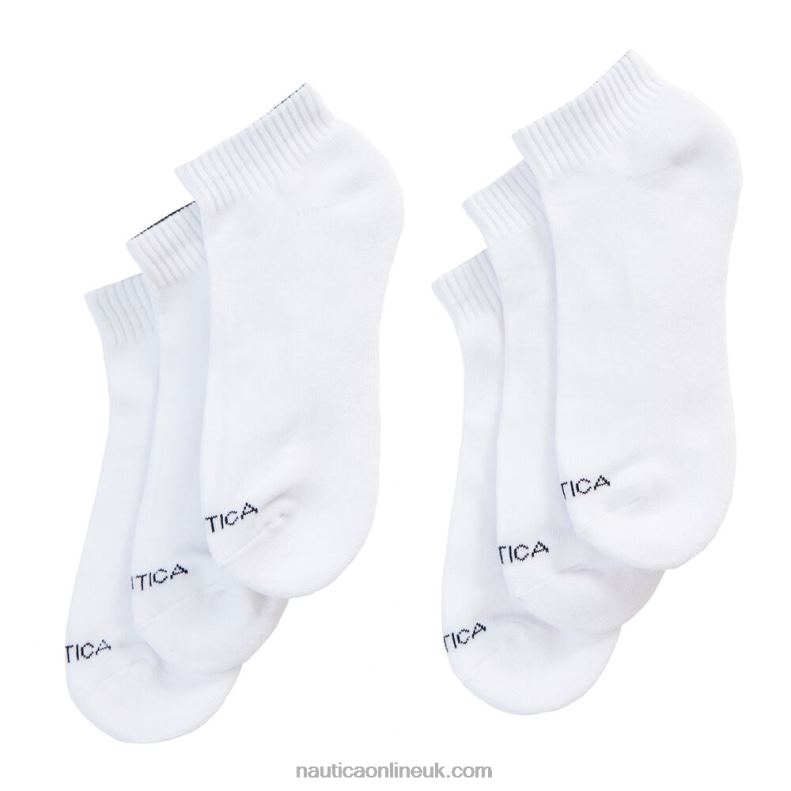 Nautica Athletic Core Quarter Socks 6-Pack L6J4L58 Dove Men