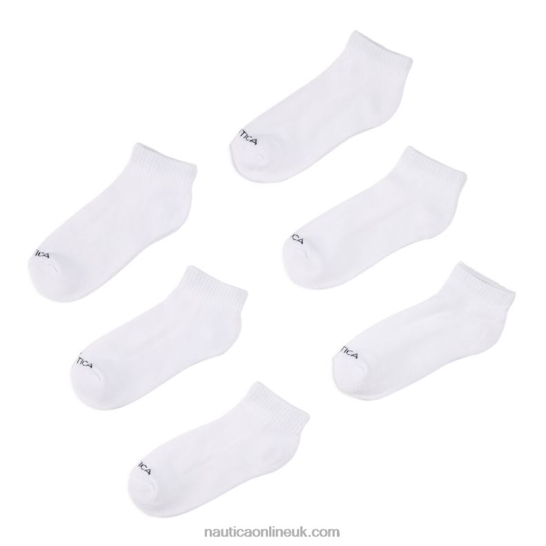 Nautica Athletic Core Quarter Socks 6-Pack L6J4L78 Dove Men