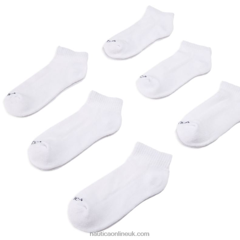 Nautica Athletic Core Quarter Socks 6-Pack L6J4L78 Dove Men