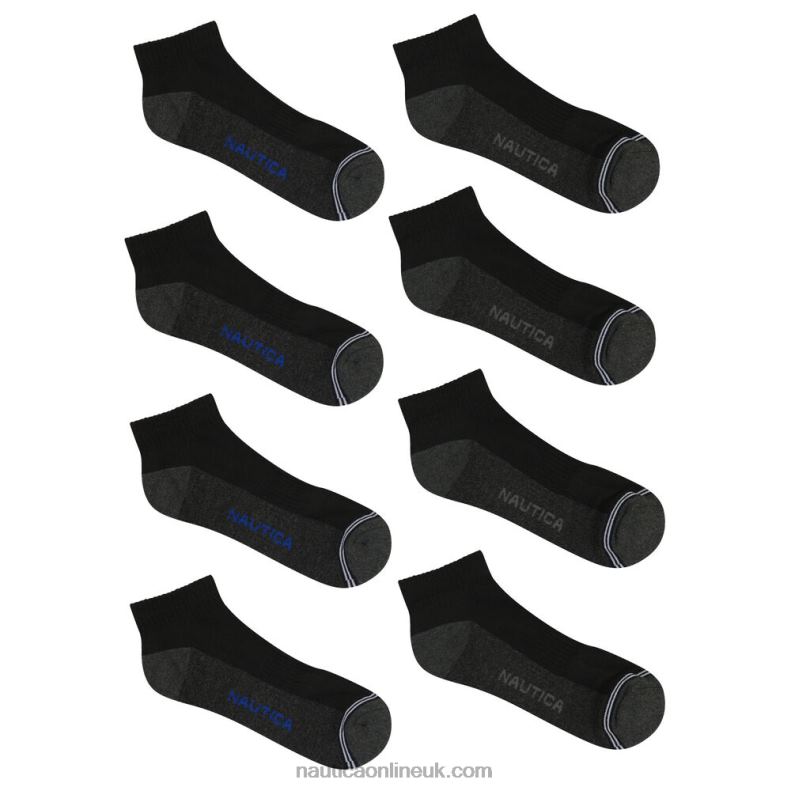 Nautica Athletic Core Quarter Socks 8-Pack L6J4L148 Multi Men