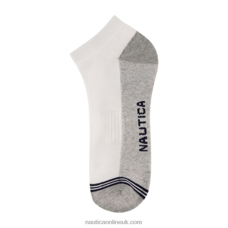 Nautica Athletic Low-Cut Socks 6-Pack L6J4L66 Dove Men