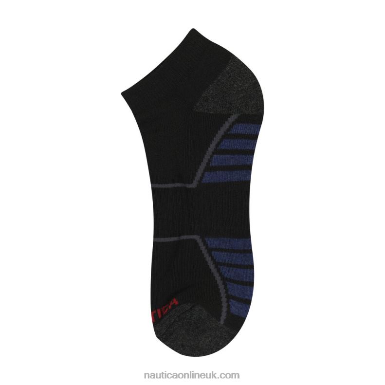 Nautica Athletic Low-Cut Terry Socks 6-Pack L6J4L57 Multi Men