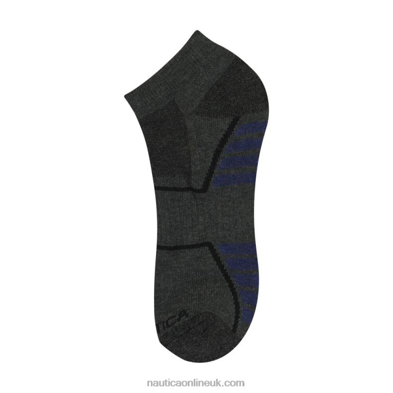 Nautica Athletic Low-Cut Terry Socks 6-Pack L6J4L57 Multi Men