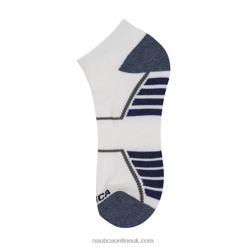 Nautica Athletic Low-Cut Terry Socks 6-Pack L6J4L77 Multi Men