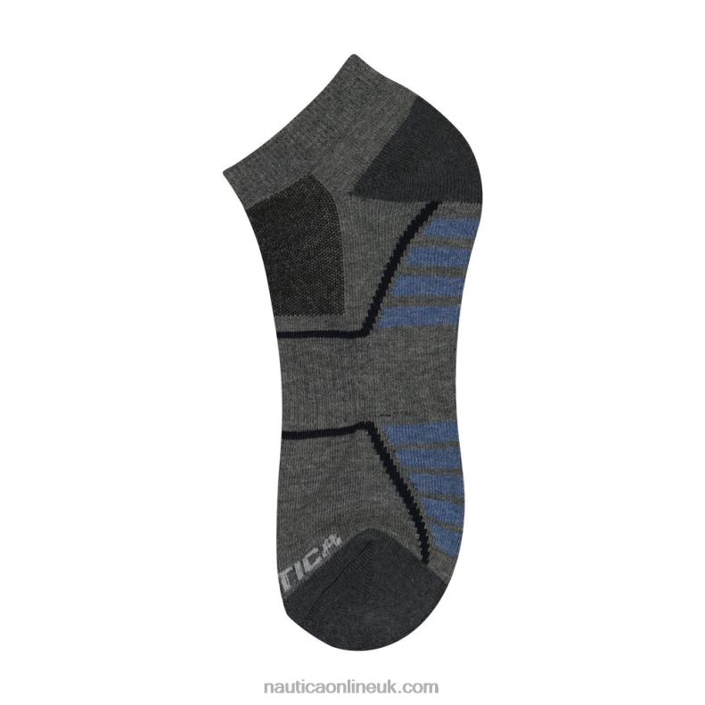 Nautica Athletic Low-Cut Terry Socks 6-Pack L6J4L77 Multi Men