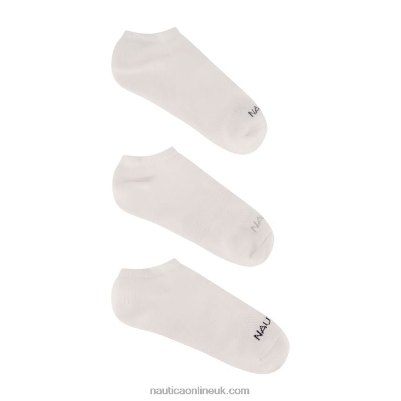 Nautica Logo Stretch Liner Socks 6-Pack L6J4L67 Black Men