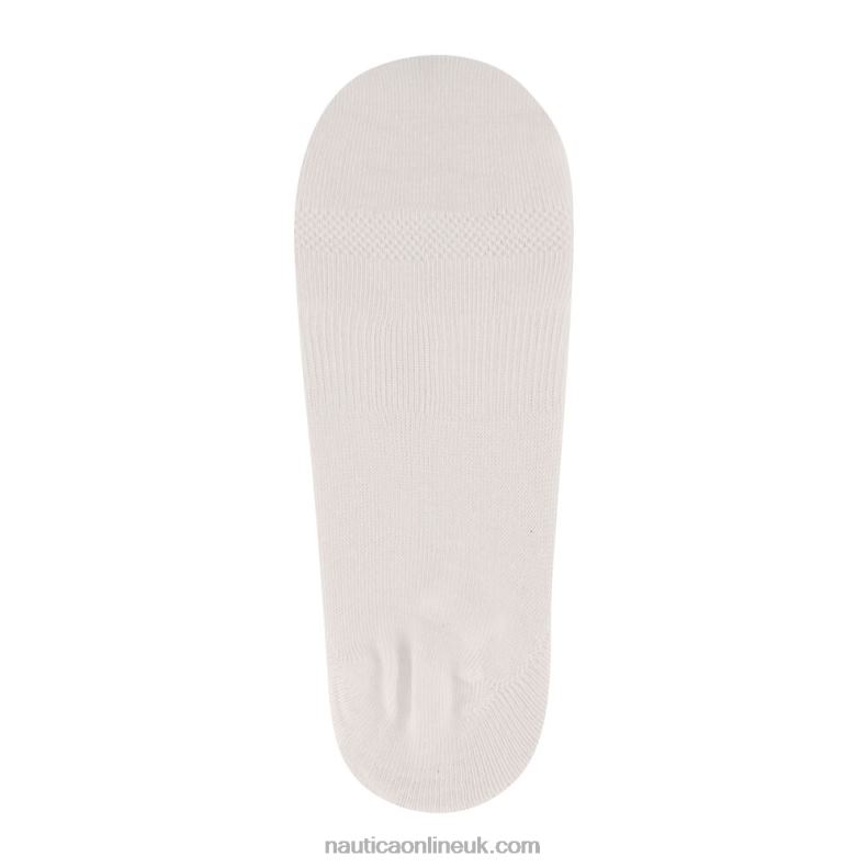 Nautica Logo Stretch Liner Socks 6-Pack L6J4L67 Black Men