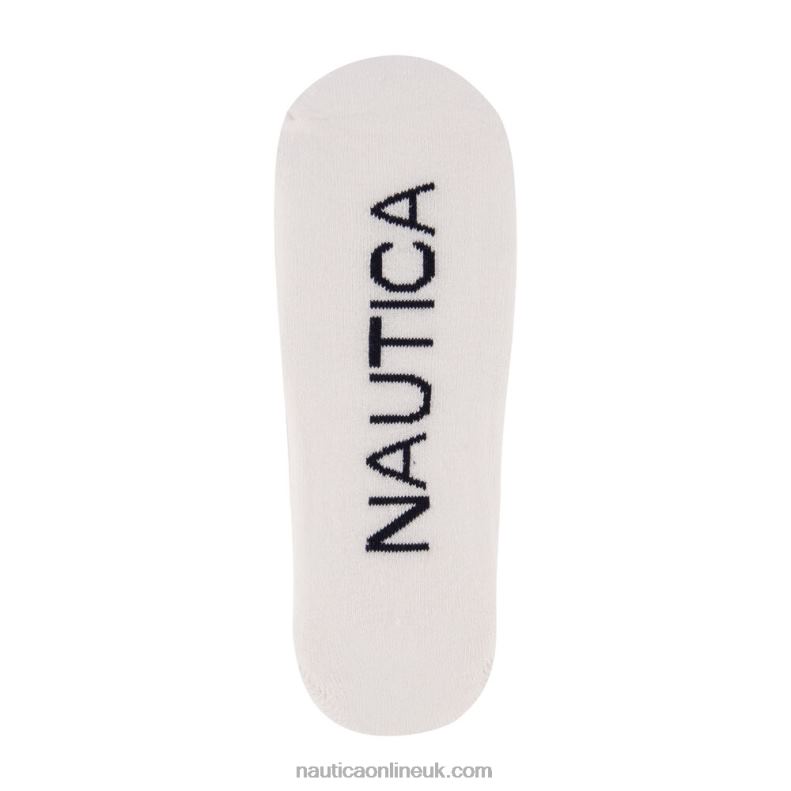 Nautica Shoe Liner Socks 3-Pack L6J4L182 Dove Men