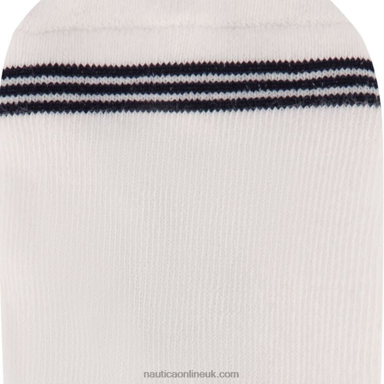 Nautica Shoe Liner Socks 3-Pack L6J4L182 Dove Men