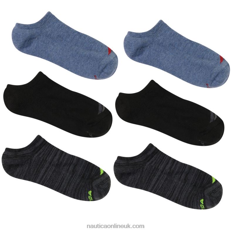 Nautica Stretch Liner Socks 6-Pack L6J4L85 Multi Men