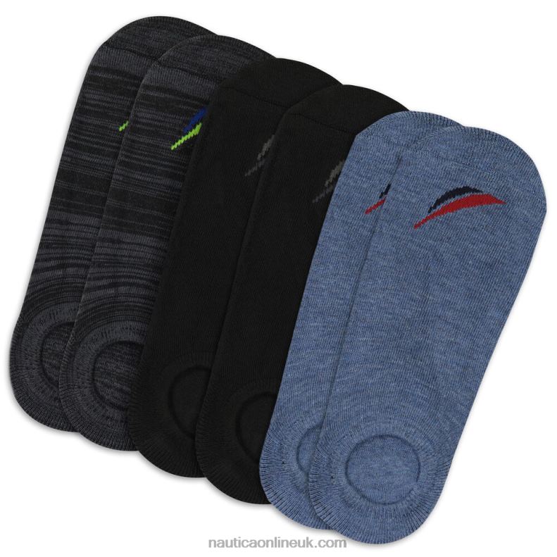 Nautica Stretch Liner Socks 6-Pack L6J4L85 Multi Men