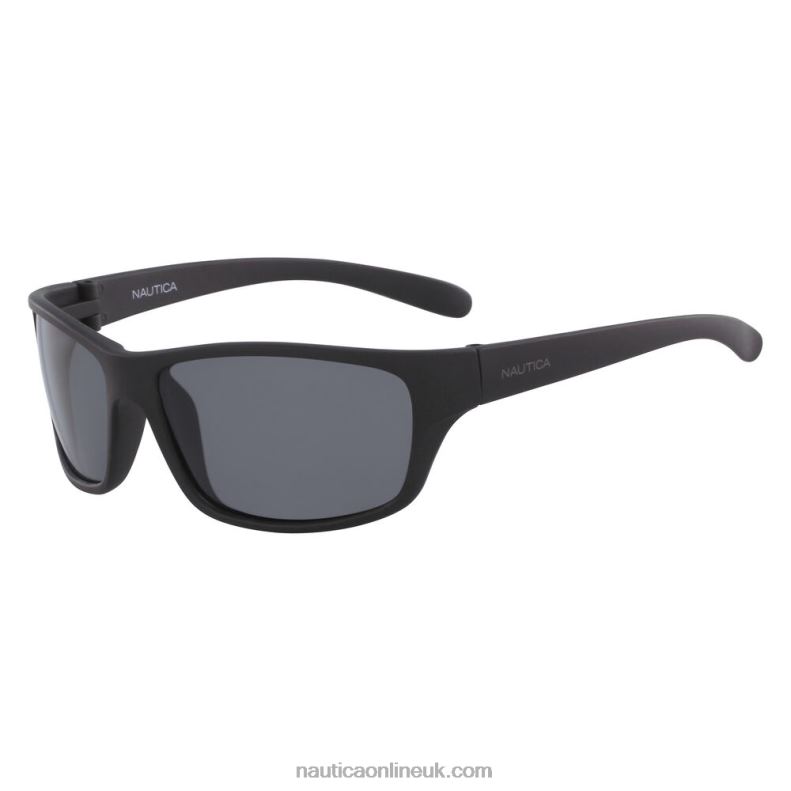 Nautica Oversized Sunglasses With Matte Frame L6J4L200 Black Onyx Men