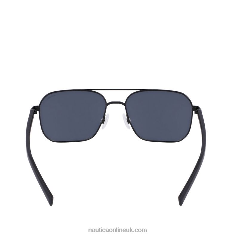 Nautica Style Captain Navigator Square Sunglasses L6J4L310 Black Onyx Men