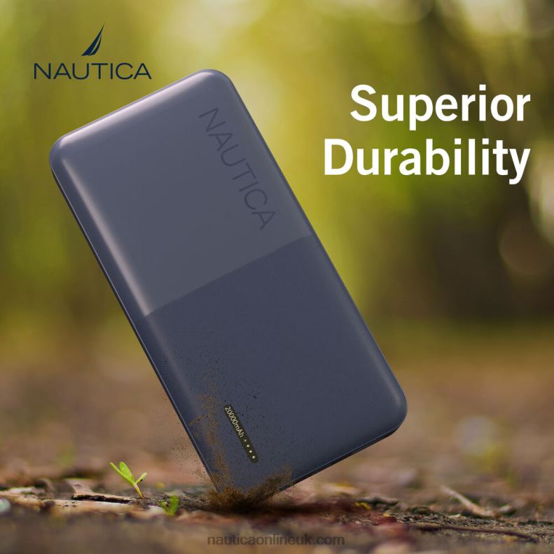 Nautica 20000Mah Quick Portable Charger L6J4L256 Nautica Red/Orange Men