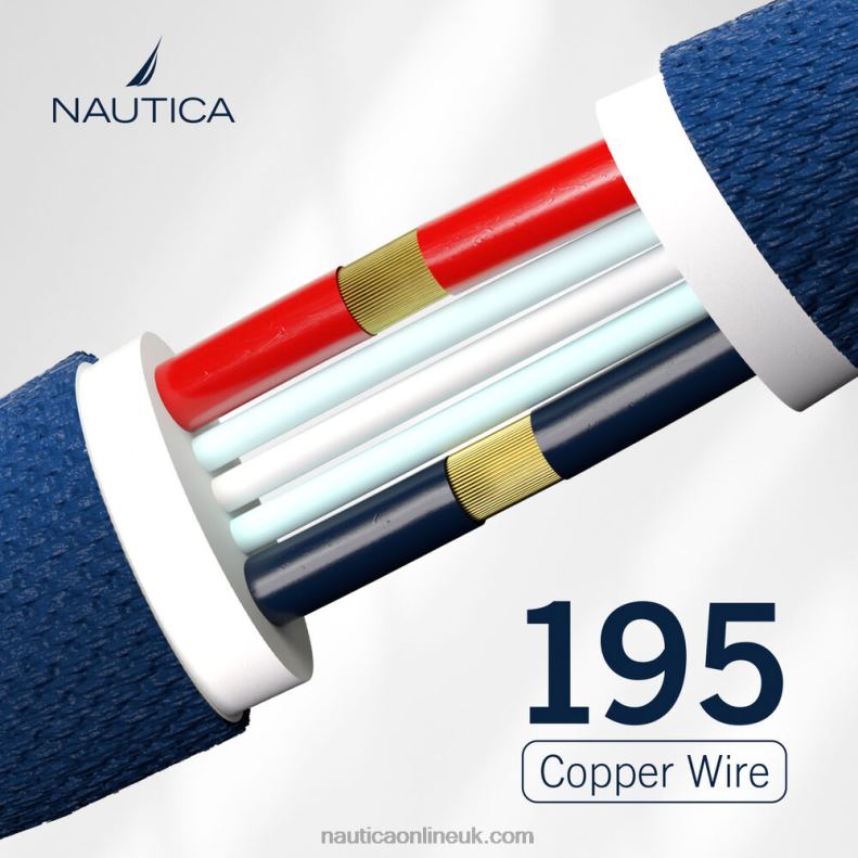 Nautica 7Ft Lightning To Usb-C Cable L6J4L312 Nautica Red/Orange Men