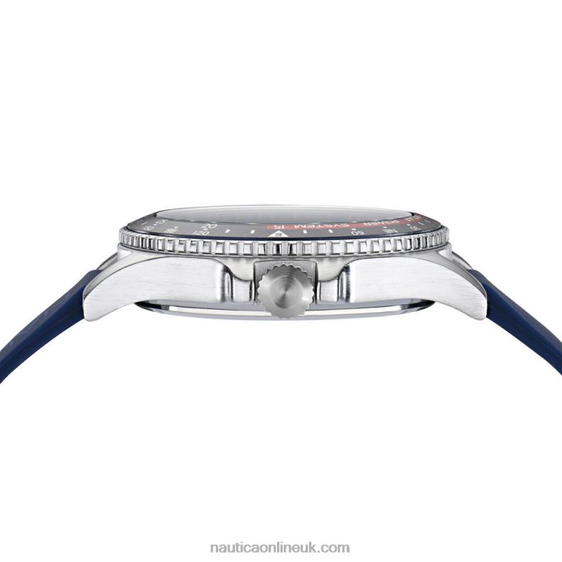 Nautica Cocoa Beach Solar-Powered Silicone 3-Hand Watch L6J4L266 Multi Men