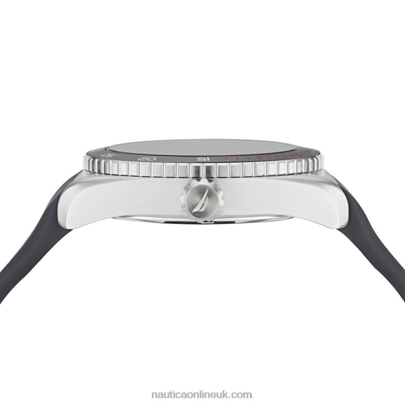 Nautica Key Biscane Silicone 3-Hand Watch L6J4L339 Multi Men