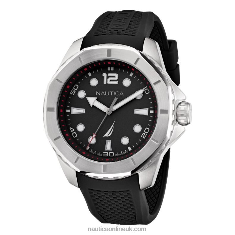Nautica Koh May Bay Stainless Steel And Silicone Watch Box Set L6J4L220 Multi Men