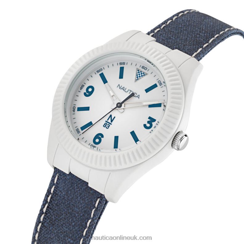 Nautica Mercury Bay Canvas 3-Hand Watch L6J4L346 Multi Men
