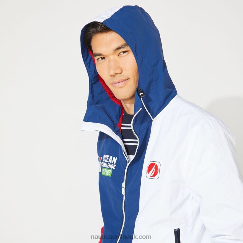 Nautica Big & Tall Lightweight Colorblock Jacket L6J4L659 Estate Blue Men