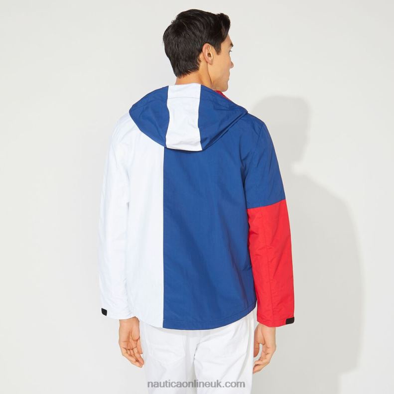 Nautica Big & Tall Lightweight Colorblock Jacket L6J4L659 Estate Blue Men