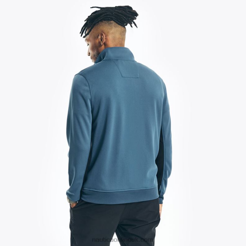 Nautica Big & Tall Navtech Sustainably Crafted Full-Zip Track Jacket L6J4L501 Lapis Blue Men