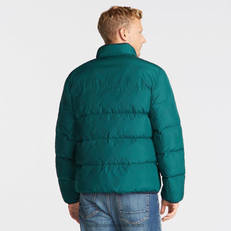 Nautica Big & Tall Puffer Jacket With Tempasphere L6J4L641 Olive Men