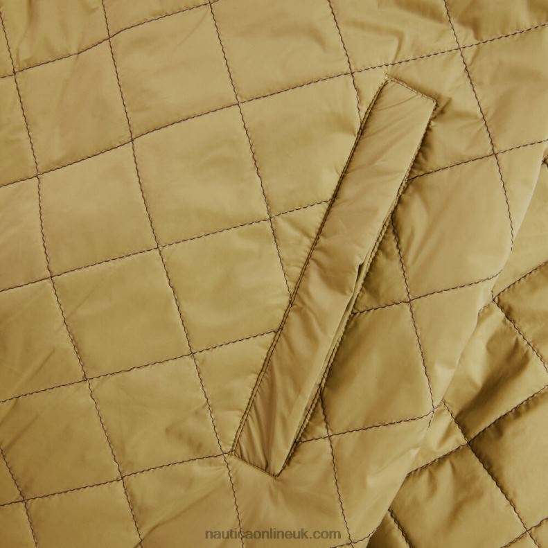 Nautica Big & Tall Sustainably Crafted Tempasphere Quilted Shirt Jacket L6J4L561 Bimini Green Men