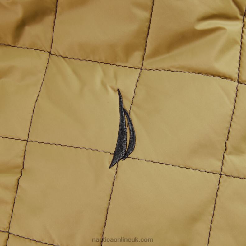 Nautica Big & Tall Sustainably Crafted Tempasphere Quilted Shirt Jacket L6J4L561 Bimini Green Men