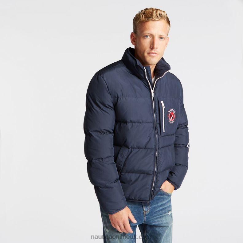 Nautica Big & Tall Tempasphere Water-Resistant Puffer L6J4L713 Navy Men