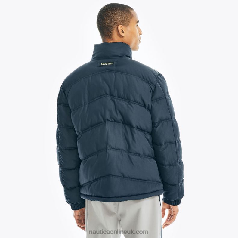 Nautica Competition Sustainably Crafted Tempasphere Bomber Jacket L6J4L680 Navy Men