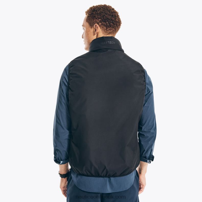 Nautica Navtech Sustainably Crafted Water-Resistant Vest L6J4L470 True Black Men
