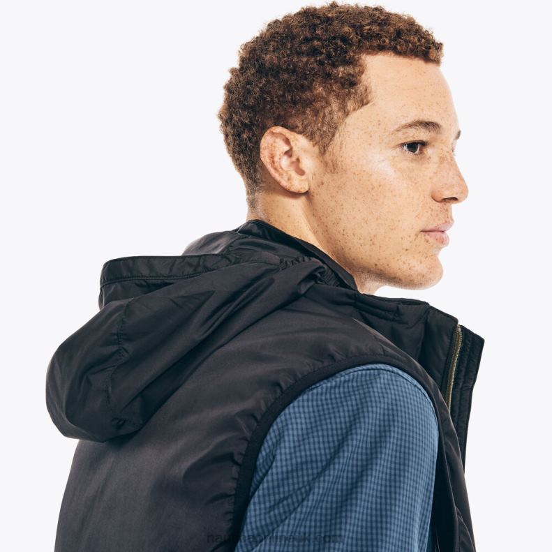 Nautica Navtech Sustainably Crafted Water-Resistant Vest L6J4L470 True Black Men
