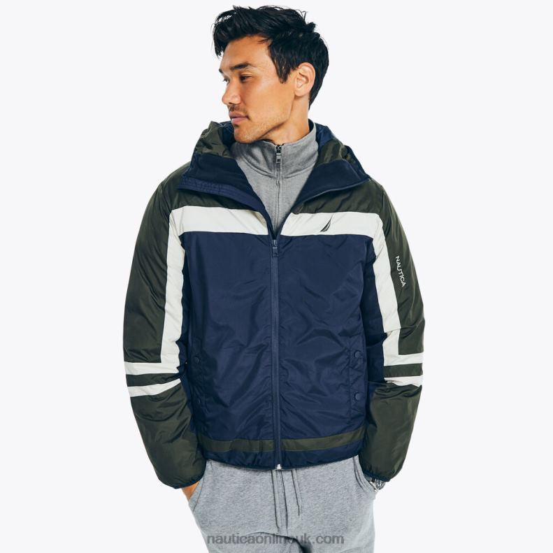 Nautica Sustainably Crafted Lightweight Tempasphere Jacket L6J4L290 Navy Men