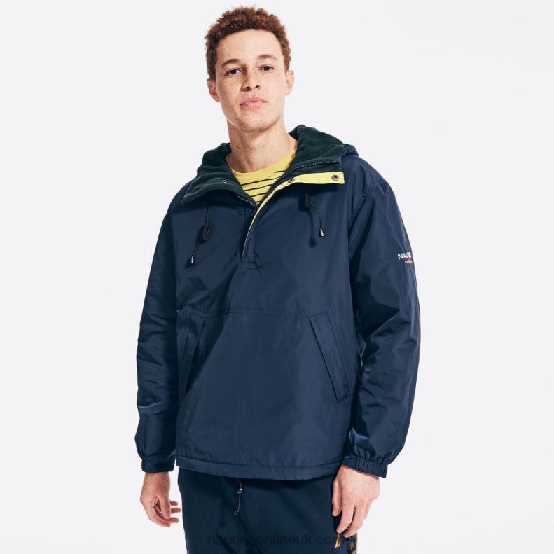 Nautica Sustainably Crafted Reversible Anorak Jacket L6J4L547 Navy Men