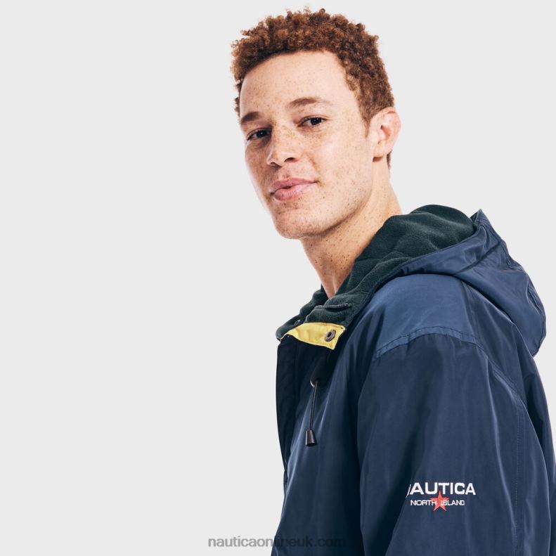 Nautica Sustainably Crafted Reversible Anorak Jacket L6J4L547 Navy Men