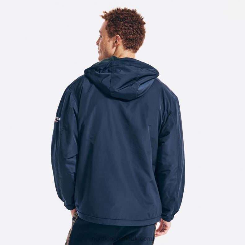 Nautica Sustainably Crafted Reversible Anorak Jacket L6J4L547 Navy Men