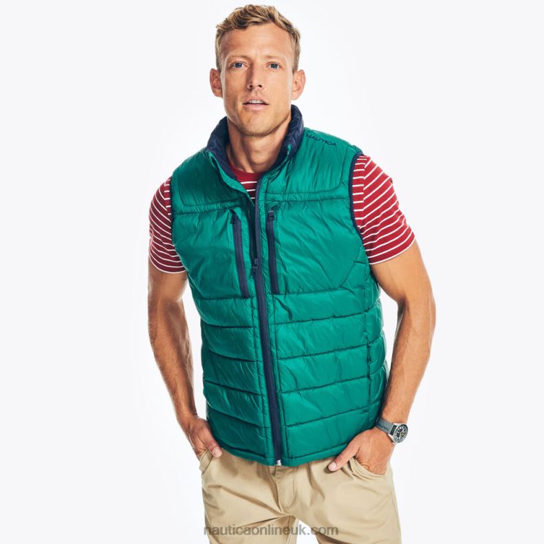 Nautica Tempasphere Vest L6J4L319 Cosmic Fern Men