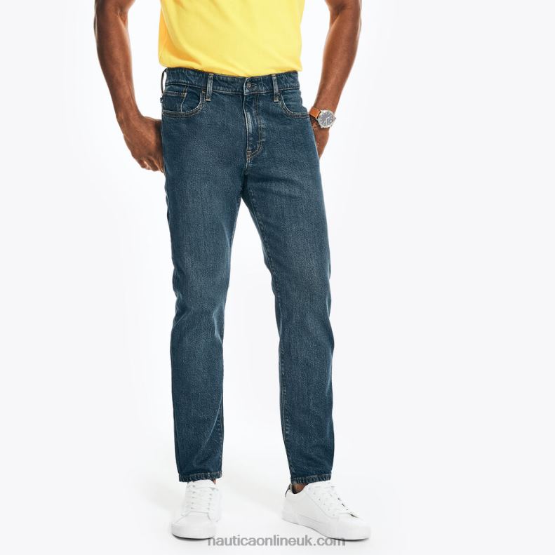 Nautica Athletic Slim Stretch Denim L6J4L648 Outlet Dark Night Wash Men