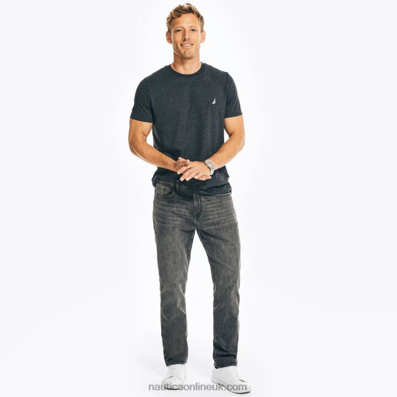 Nautica Athletic Slim Stretch Denim L6J4L715 Charcoal Men