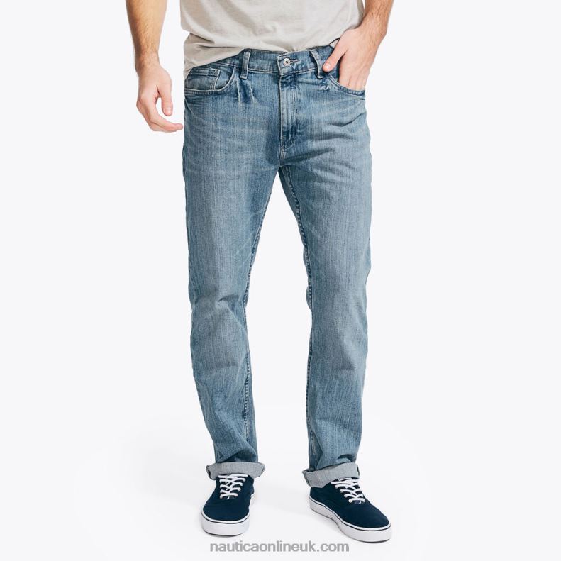 Nautica Straight Fit Denim L6J4L25 Light Tide Water Wash Men