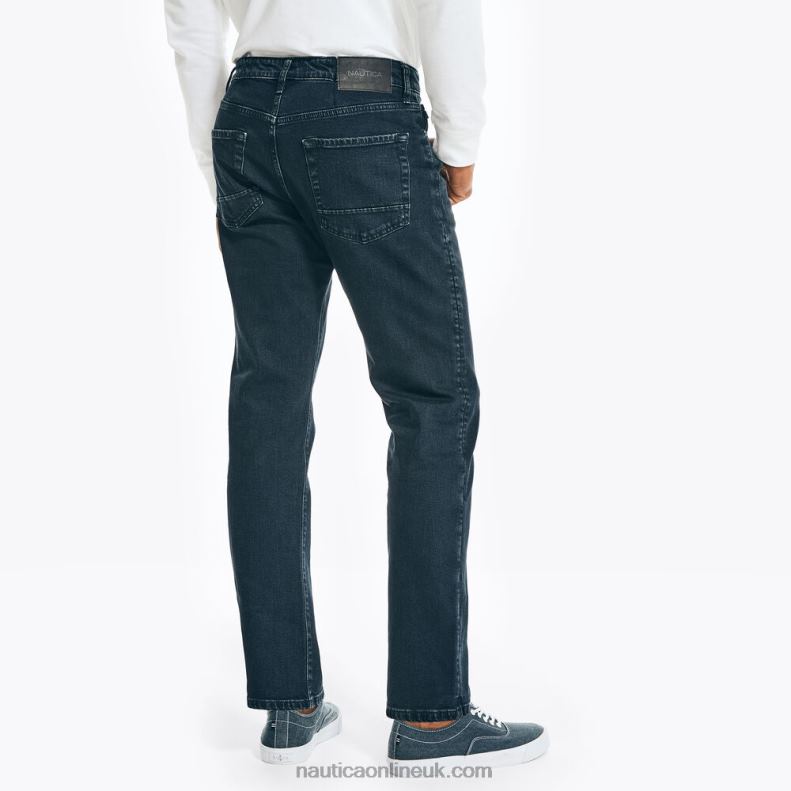 Nautica Vintage Straight Stretch Denim L6J4L39 New Black Men