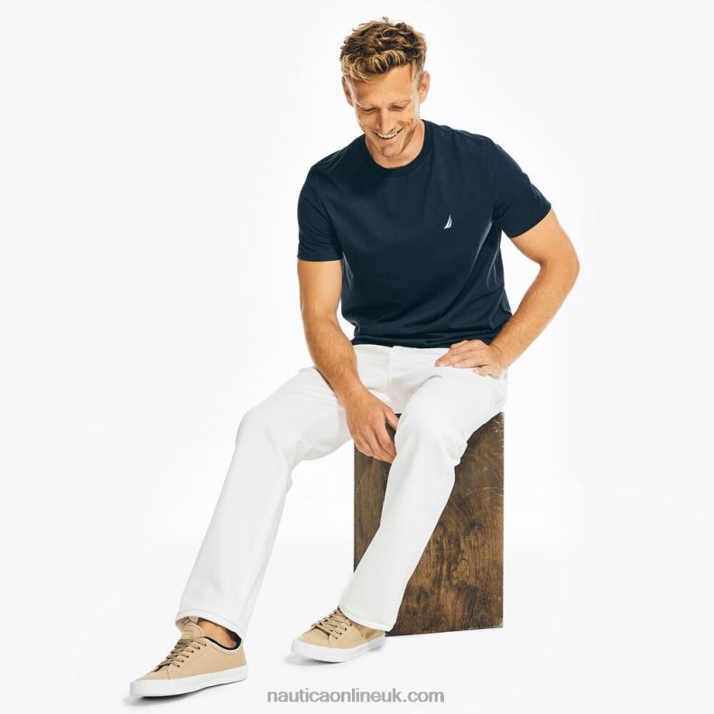 Nautica Vintage Straight Stretch Denim L6J4L684 Egret Men