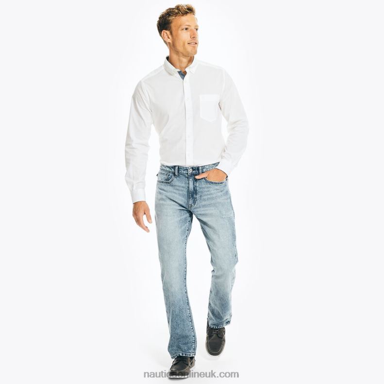 Nautica Vintage Straight Stretch Denim L6J4L718 Riviera Blue Men