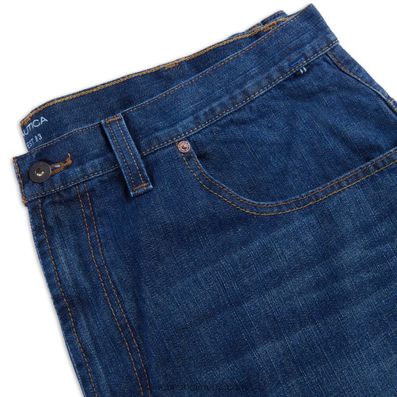 Nautica Big & Tall Straight Fit Denim L6J4L656 Sinker Blue Denim Wash Men