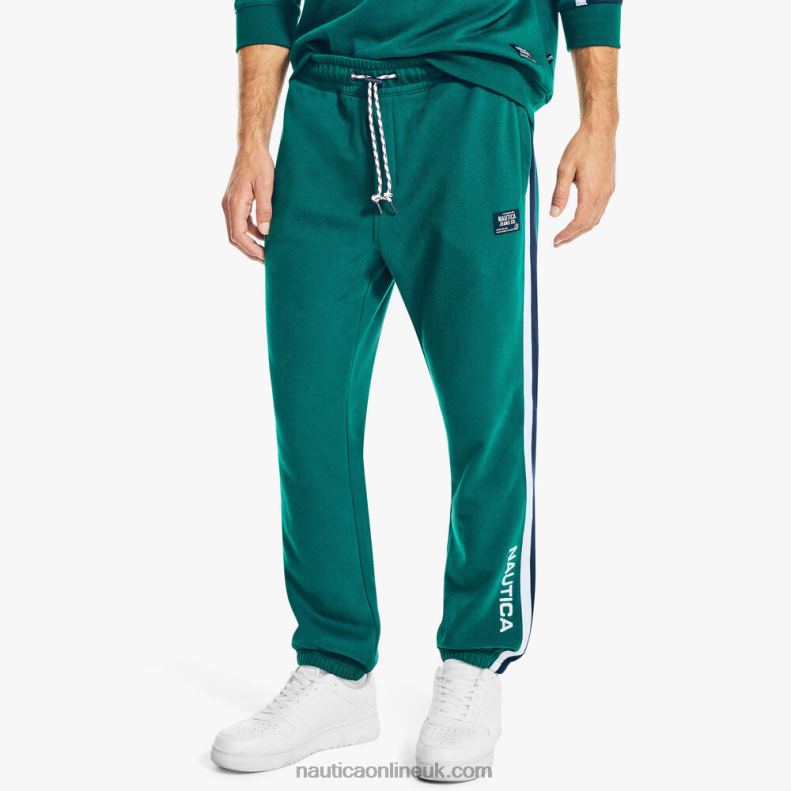 Nautica Big & Tall Sustainably Crafted Colorblock Pant L6J4L608 Cosmic Fern Men
