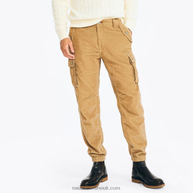 Nautica Corduroy Cargo Jogger L6J4L637 Tuscany Tan Men