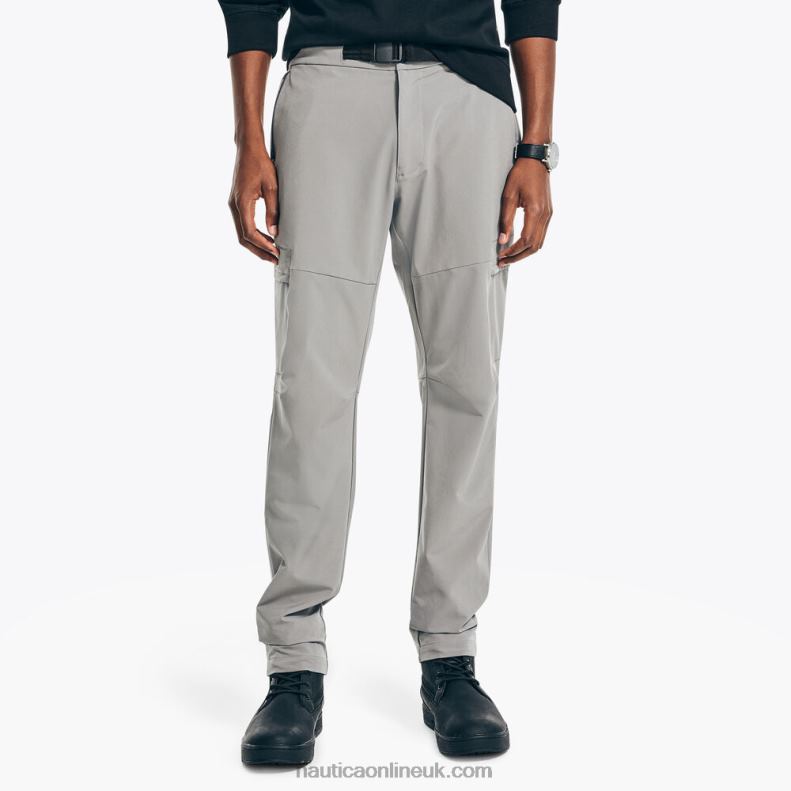 Nautica Navtech Slim Fit Utility Pant L6J4L43 Pewter Grey Men