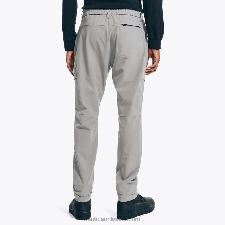 Nautica Navtech Slim Fit Utility Pant L6J4L43 Pewter Grey Men